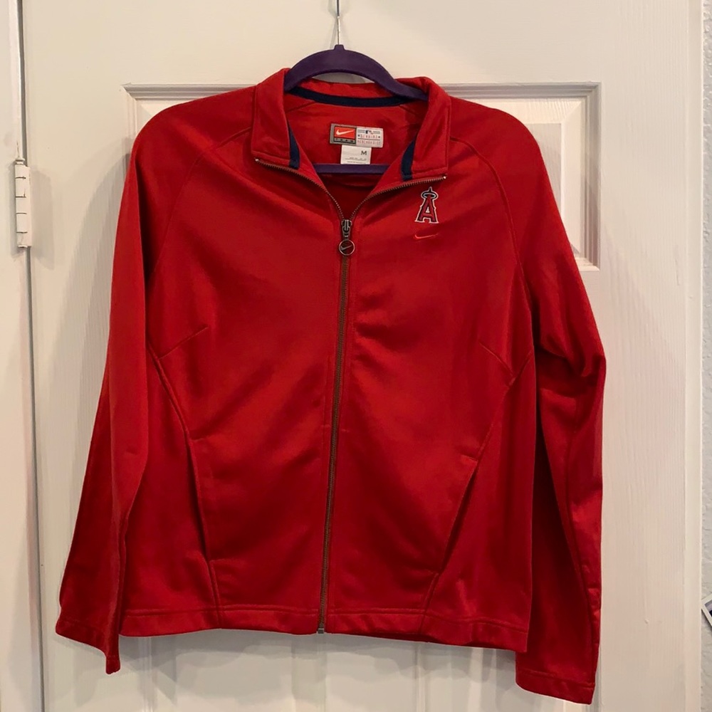 Red Los Angeles Anaheim Angels Jacket Nike